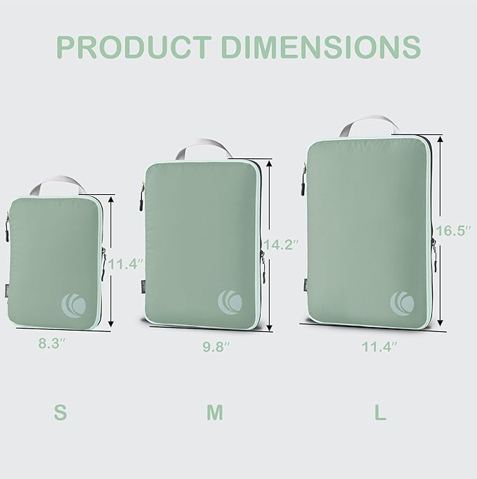 Cipway Compression Packing Cubes, Ultralight Luggage Organizer Bags, Travel - Image 4