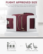 LOVEVOOK Laptop Backpack for Women, Large Travel Computer Work Bag, Business - Image 8