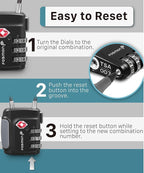Fosmon TSA Approved Cable Locks - Image 6