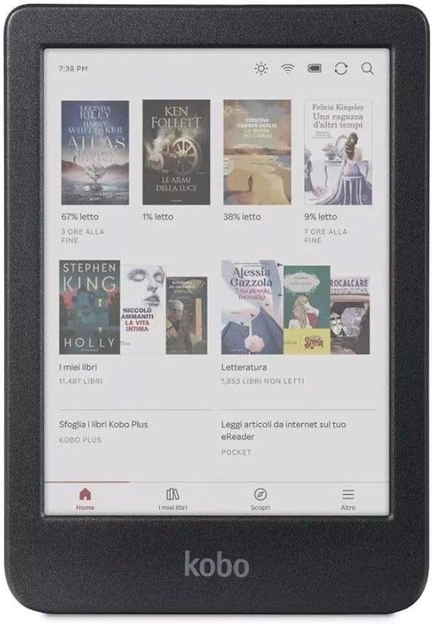 Kobo Clara Colour | eReader | 6” Glare-Free Colour E Ink Display | Dark Mode by Kobo