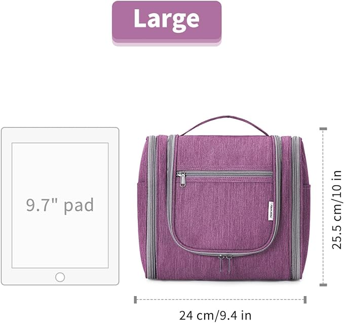 Hanging Toiletry Bag for Women Travel Makeup Bag Organizer Toiletries Bag for - Image 7