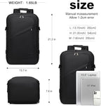 Kono Carry on Backpack, Waterproof Lightweight Daypack - Image 2