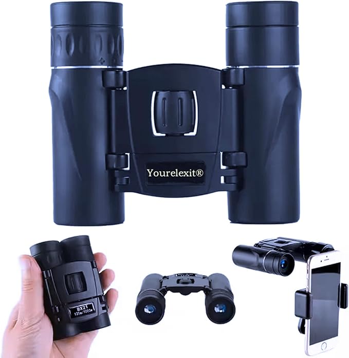 Binoculars with Phone Adapter for Adults, Compact Pocket Travel Binocular for - Image 7