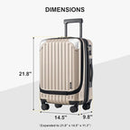 LEVEL8 Grace Carry on Luggage - Image 9