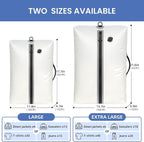 BAGAIL TPU Vacuum Bag for Travel, Reusable Compression Bag - Image 2