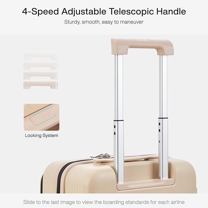 Hanke Grace Carry On Luggage - Image 8