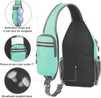 WATERFLY Crossbody Sling Backpack Sling Bag Travel Hiking Chest Bag Daypack - Image 3