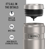 THERMOS Stainless King Vacuum-Insulated Travel Tumbler, 16 Ounce, Matte Steel - Image 4
