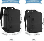 coowoz Large Travel Backpack For Women Men, Carry On Backpack Flight Approved - Image 3