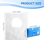 TenFans Flushable Water-Soluble Toilet Seat Covers - Image 5