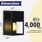 Outdoor Solar Wall Lights, High Brightness Waterproof Lanterns, Porch LED - Image 7