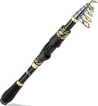 PLUSINNO Fishing Pole, Fishing Rod and Reel Combo, Telescopic Fishing Rod Kit by PLUSINNO