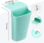 2 Pack Heat Resistant Silicone Hair Iron Mat and Pouch,Portable Travel Hair Straightener Mat and Holder for Hair Styling Tools.(Mint Green)