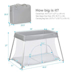 BABY JOY 2 in 1 Travel Crib - Image 3