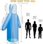 Bruvoalon 6 & 20 Pack Disposable Rain Ponchos - Image 6