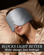 Zenssia Satin Sleep Mask for Women and Men, Lightweight Padded Eye Mask - Image 2