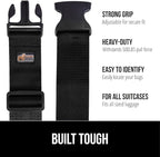 GORILLA GRIP Heavy Duty 4 Pack Adjustable Luggage Straps - Image 2
