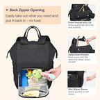 BabbleRoo Diaper Bag Backpack, Stroller Straps & Pacifier Case, Unisex Stylish - Image 5