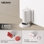 3 Pack Magnetic Door Stoppers Retractable Bottom of Door Holder No Drilling - Image 5