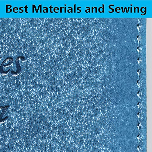Passport Holder With Luggage Tag (115#Blue)