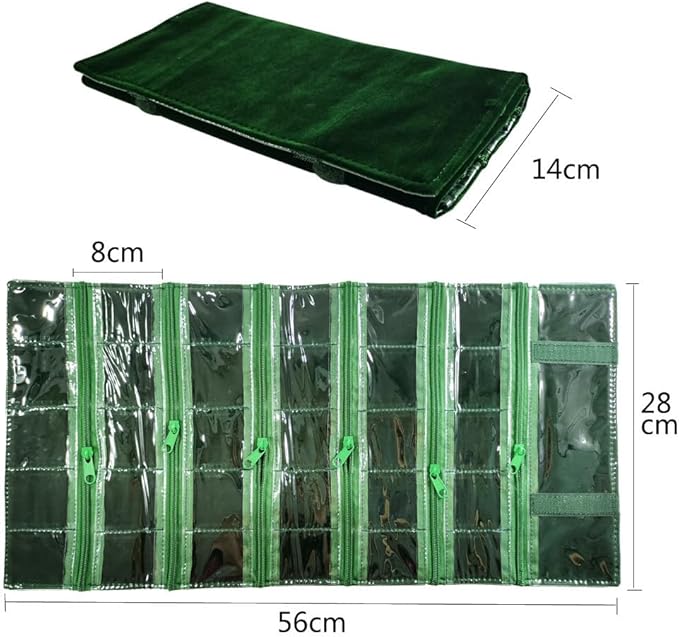 Travel Jewelry Roll Bag Portable Organizer Pouch - Image 4