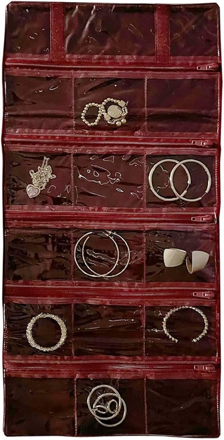 Travel Jewelry Roll Bag Portable Organizer Pouch - Image 4