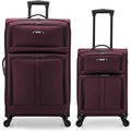 U.S. Traveler Anzio Softside Expandable Spinner Luggage, 2-Piece Set by USTraveler