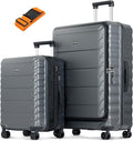Luggage Sets 2 Pieces, 20/28 Inch PC Hardshell Suitcase by CENSIEN