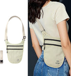 Crossbody Money Belt for Travel Women & Men Hidden, Travel Wallet Pouch - Image 9