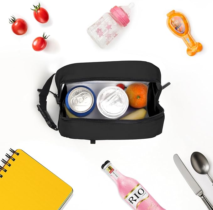 Freezable Lunch Bag for Work School Travel, Leak-Proof Small Lunch Bag - Image 5