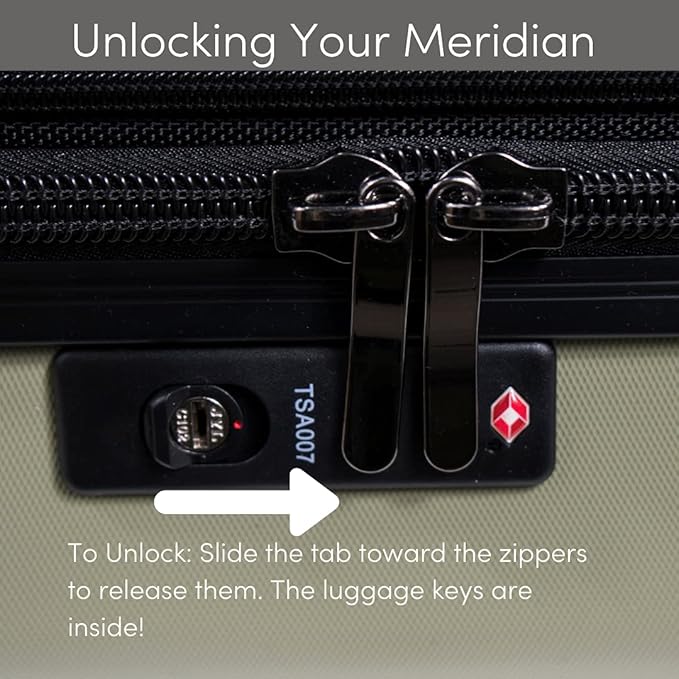 Sherpani Meridian, 22 Inch Carry On Luggage Airline Approved, Rolling Hardside - Image 9