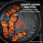 Ingenio Expertise Non Stick Cookware Set 10 Piece (Black / 10-Piece induction)