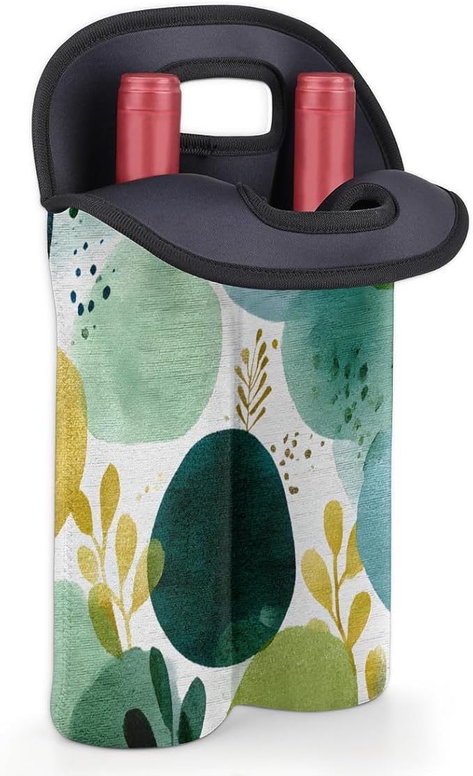 Neoprene Wine Tote, Bottle Carrier Gag Insulating Neoprene Thicker, Insulated - Image 4