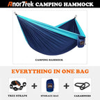 Camping Hammock, Super Lightweight Portable Parachute Hammock - Image 4