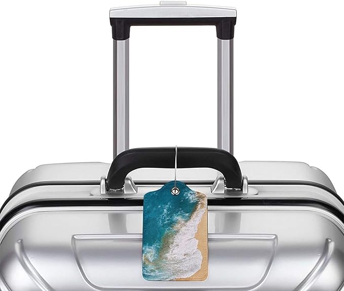 2 Pack Sandy Beach Wave Luggage Tag - Image 5