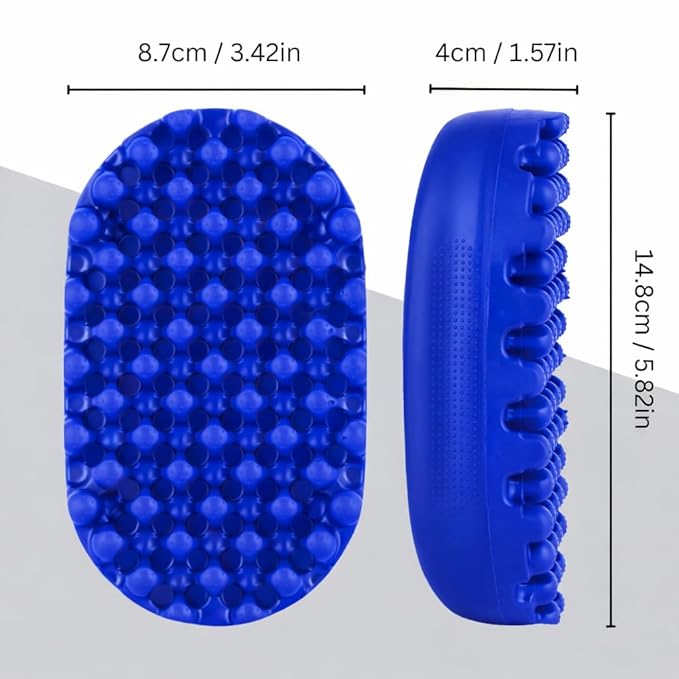 Luxury Twist Styler – Durable, Washable Comb Brush, a Premium Alternative to Hair Sponges for Afro, Curly, Coiled & 4C Hair, Ideal for Daily or Professional Use (1 Count) (Blue)