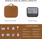 Makeup Bag with Led Mirror, Travel Makeup Organizer with 3 Color Setting & 10X - Image 2