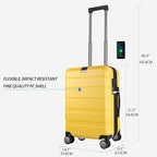 KROSER Hardside Expandable Carry On Luggage - Image 2