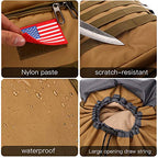 70L Camping Hiking Backpack Tactical Backpack Military Molle Rucksack Backpack for Outdoor (Khaki)
