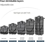 Expandable Foldable Luggage, Rolling Duffle Bag - Image 2