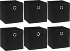SIMPLE HOUSEWARE 11-Inch Collapsible Fabric Cube Storage Bin - Image 4