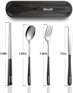 Travel cutlery set, 18/8 stainless steel cutlery, Reusable utensils set - Image 6