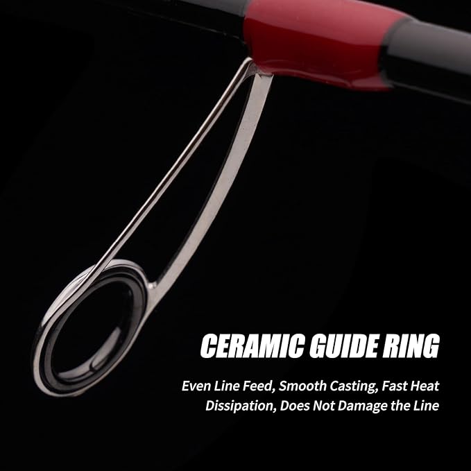 PURELURE Fishing Rod Telescopic, Carbon Fiber Spinning Casting Travel Rod - Image 6