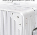 Metal All Aluminum Carry-on Luggage TSA Customs Lock Zipperless Silent Rotary - Image 9