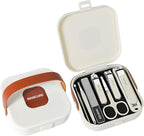 Nail Clippers Set 7 Pieces Stainless Steel Professional Grooming Kits, - Image 3