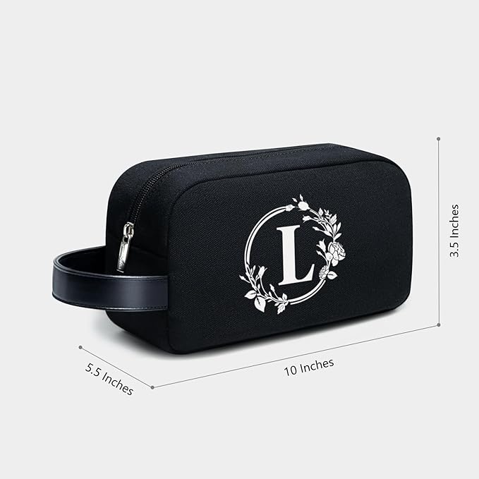 TOPDesign Personalized Initial Canvas Tote Bag, - Image 3