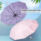 Folding Umbrella Anti-UV Compact Durable Folding Umbrella Auto Open Close - Image 2