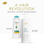 Dove Shampoo & Conditioner 2-in-1 + Dove Beauty Bar Soap 8-Pack – Deep Hydration for Revitalizing Dry Hair and Skin (9-Piece Set)