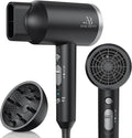 Ionic Hair Dryer with Diffuser, 1800W Blow Dryer for Women & Men, Fast-Drying, Lightweight, Low Noise, Hair Care Styling Tool for Home, Travel, Gifting