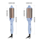 Caliber Viva Heat Thermal Hair Brush, Professional Styling Tool with Negative Ion Technology, Blue (1-1/4 inch（32mm）)